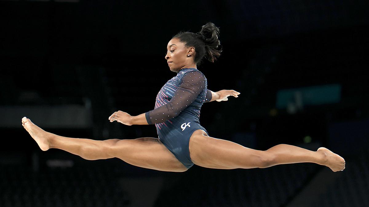 Paris 2024: Simone Biles submits an original skill on uneven bars ahead of Olympic Games