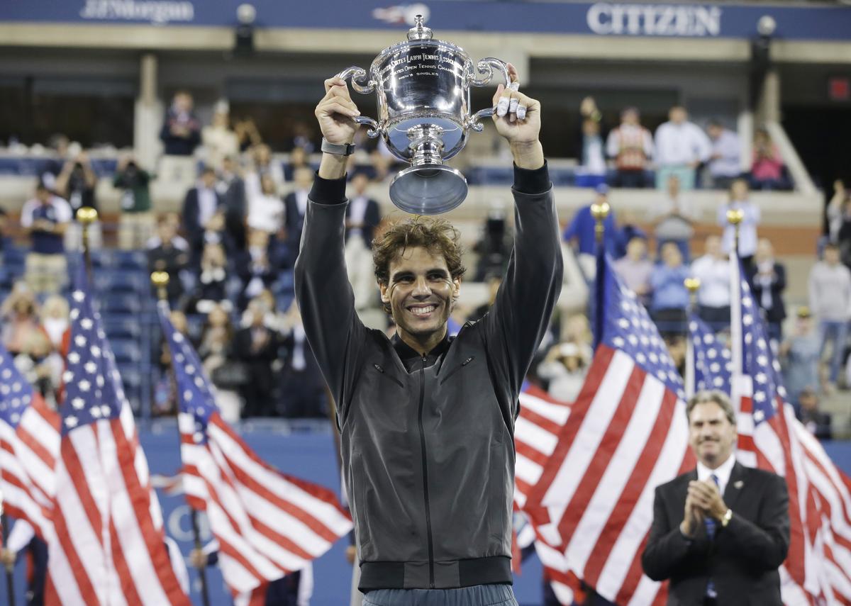 Nadal won his second US Open title in 2013.