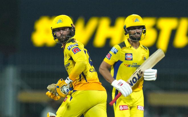 CSK openers Devon Conway and Ruturaj Gaikwad forged an 87-run partnership as the Yellow Army chased down a 135-run target to hand SRH a seven-wicket defeat in the IPL match on Friday.