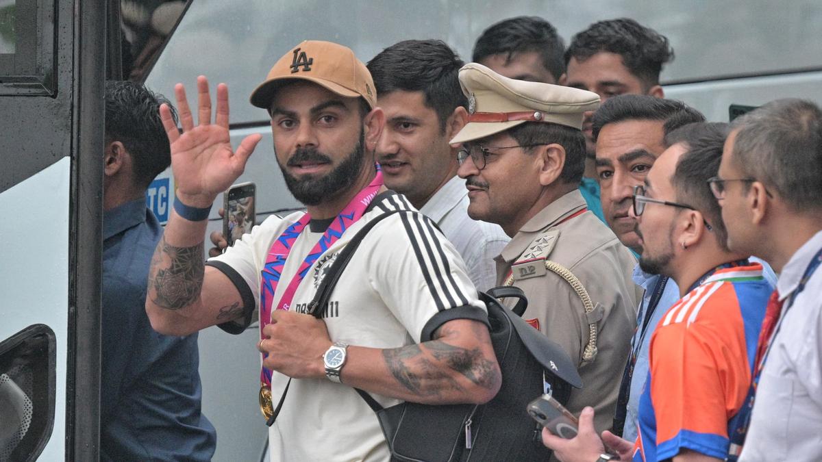 In Pictures: Victorious Team India arrives in Delhi, to meet PM Modi