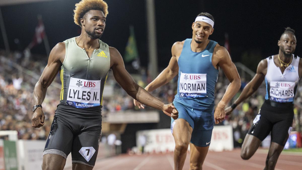 Lausanne Diamond League Noah Lyles wins 200m; FraserPryce misses with