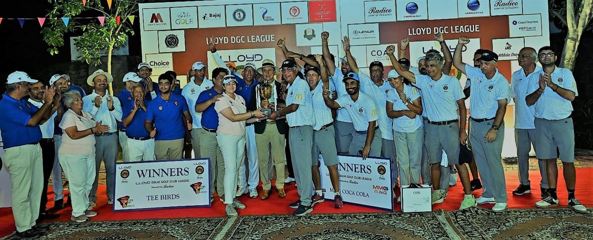 Joint winners of the Delhi Golf Club league.