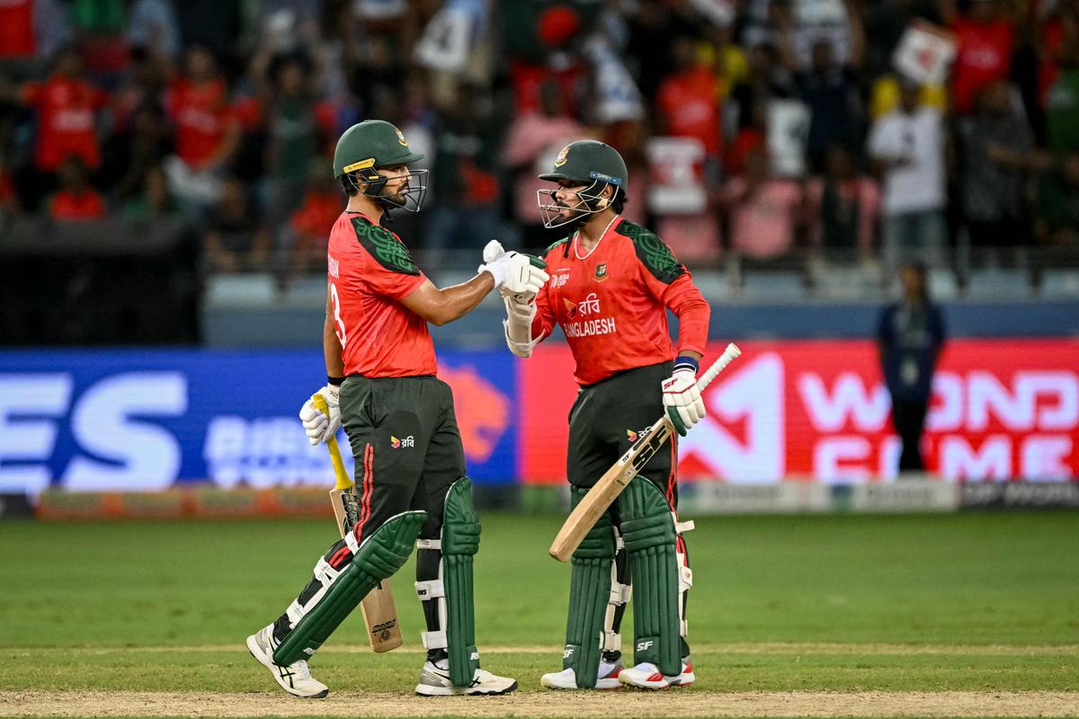 Bangladesh’s Saif Hassan (L) got four reprieves but he fell short of partners in Bangladesh’s chase of 169 runs. Bangladesh’s Saif Hassan (L) got four reprieves but he fell short of partners in Bangladesh’s chase of 169 runs.
