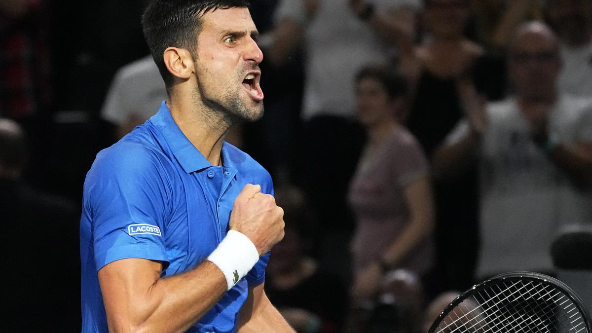 Novak Djokovic fights past Stefanos Tsitsipas to reach Paris Masters final against Holger Rune