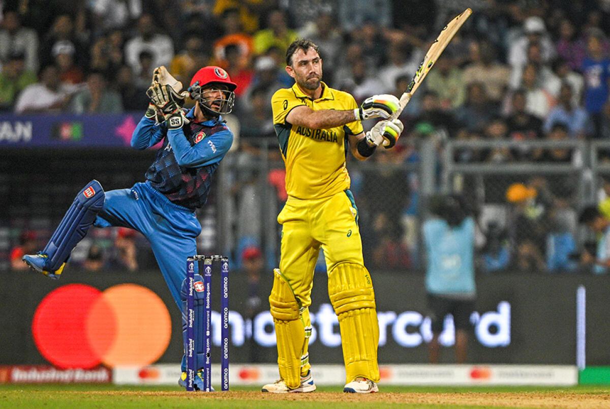 Glenn Maxwell scored a double century while chasing. 