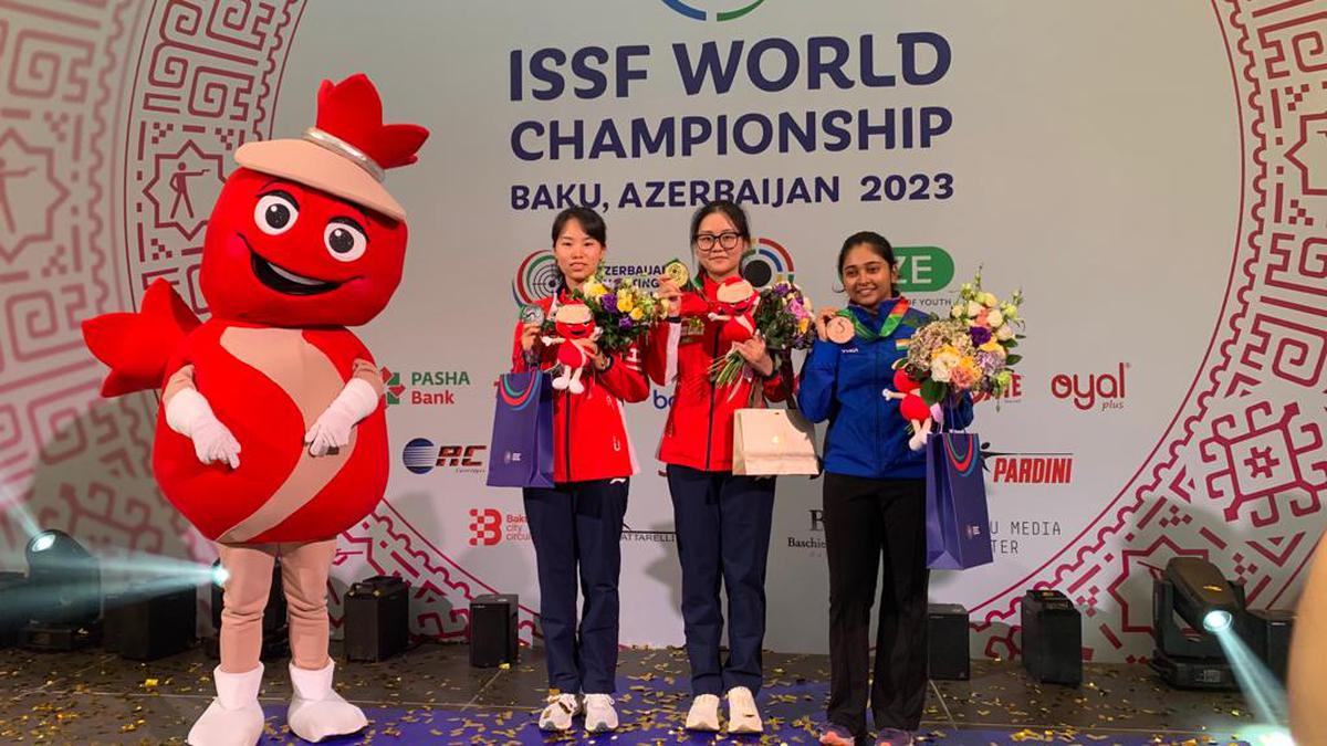 Mehuli Ghosh bags Paris 2024 Olympics quota, wins bronze in ISSF World Championships