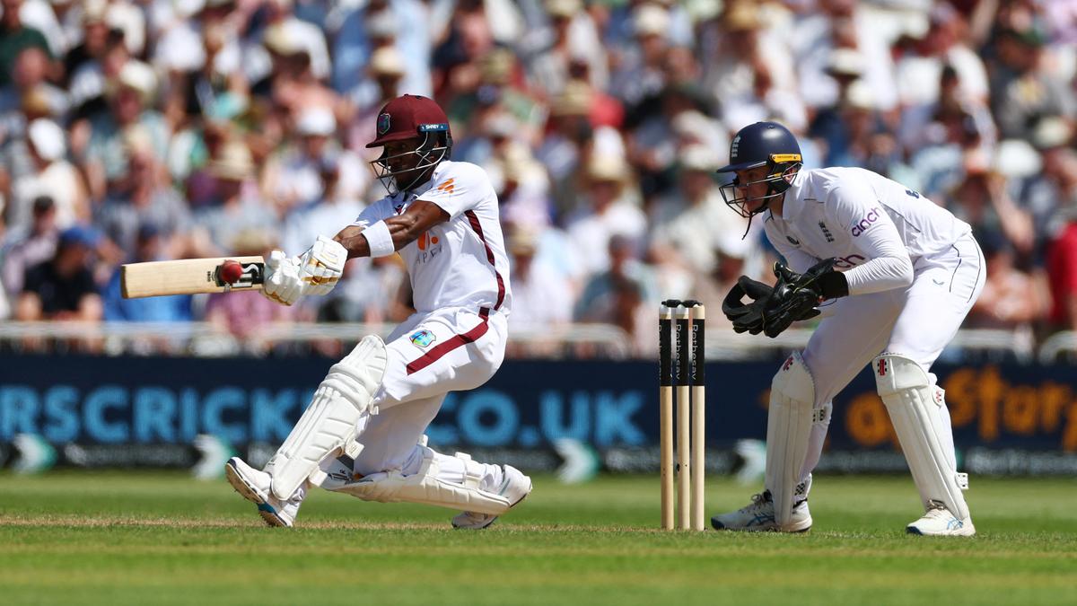 ENG vs WI, 2nd Test, Day 2 highlights: Hodge, Athanaze take West Indies close to England’s 416