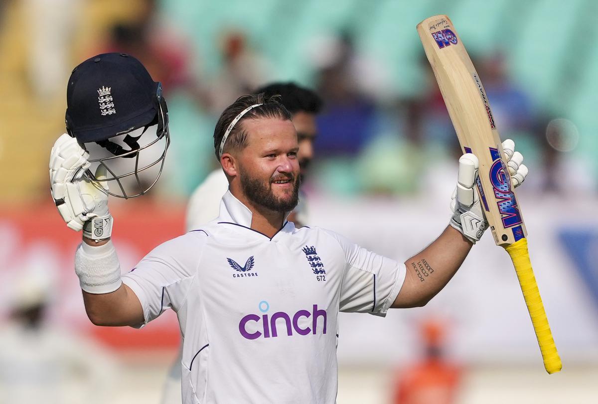 Duckett was the sole centurion for England, giving temporary control to the Three Lions against India in the third Test in Rajkot.