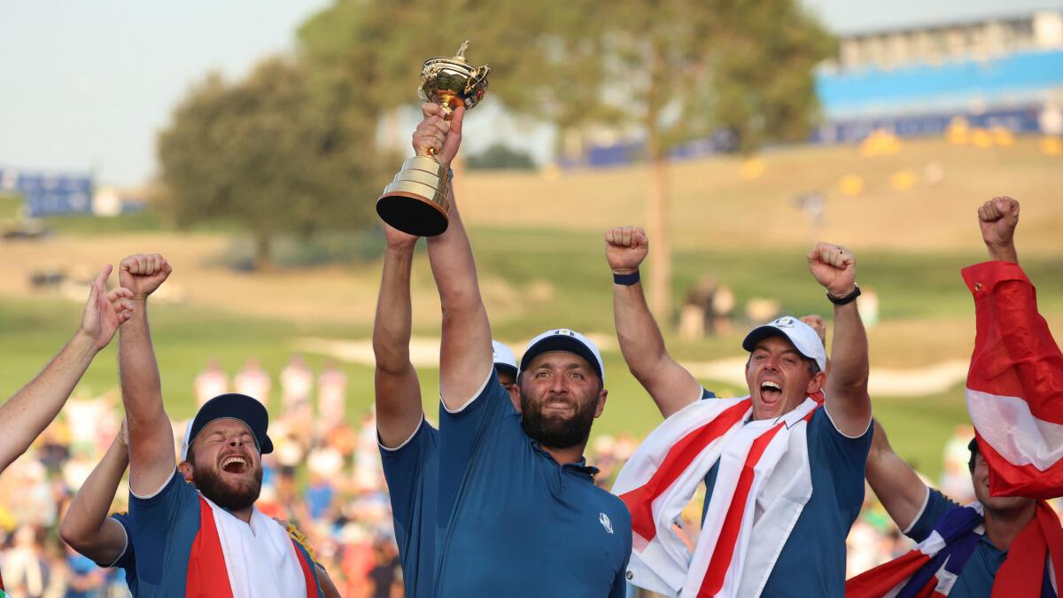 McIlroy targets 2025 win in the U.S. after Europe regains Ryder Cup in Rome