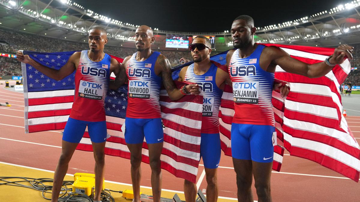 World Athletics Championships 2023: USA claims crushing victory in men’s 4x400m relay