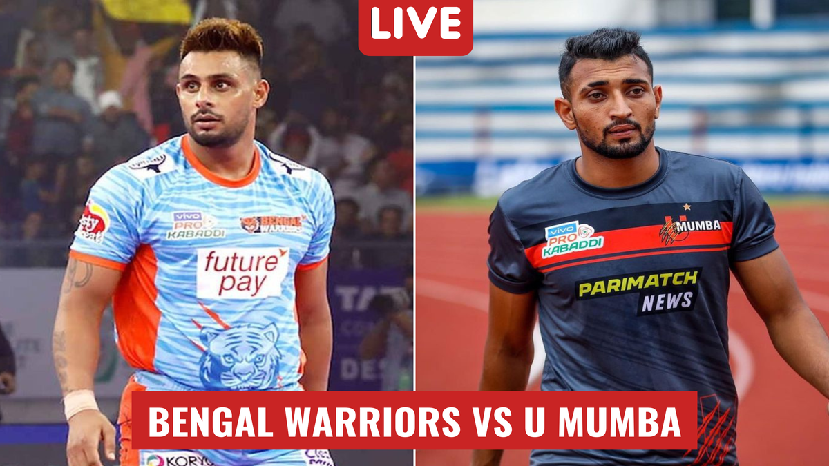 Bengal Warriors 25-36 U Mumba Highlights, Pro Kabaddi 2022: U Mumba rises to fifth after win over Bengal Warriors