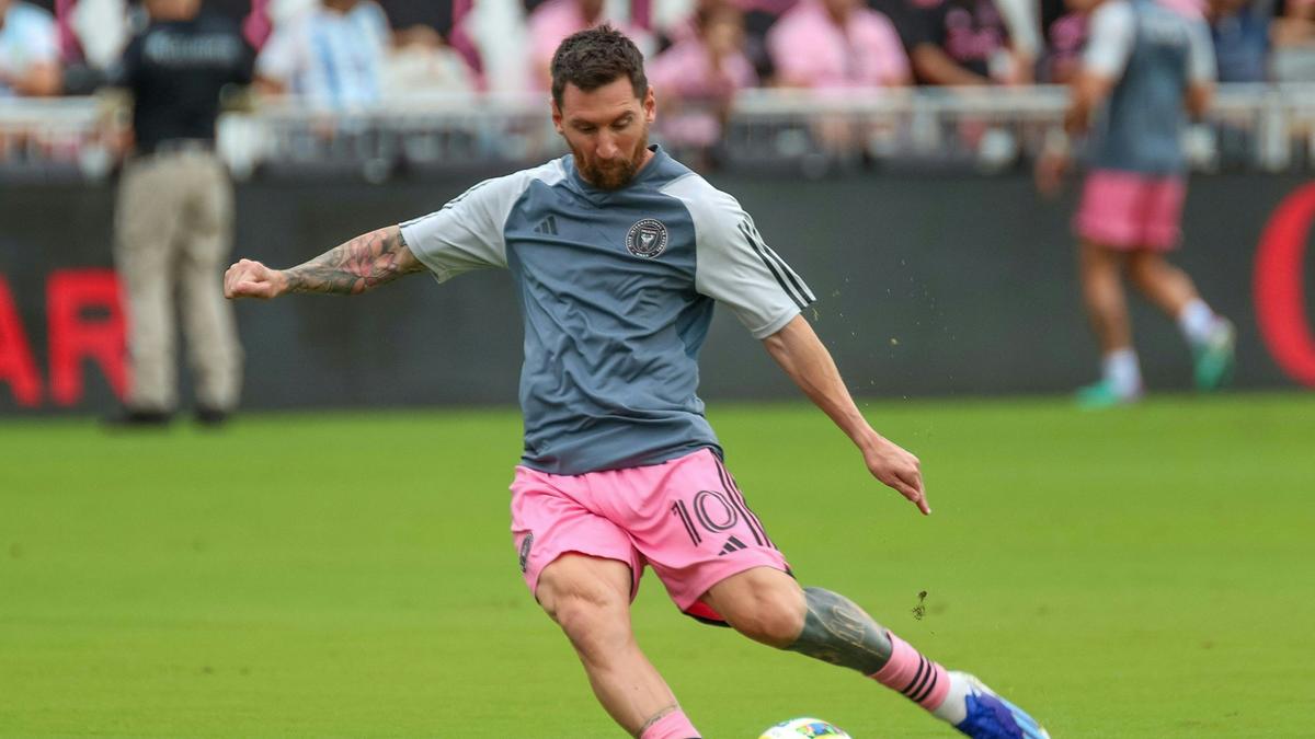 Messi returns to limited training at Inter Miami after ankle injury