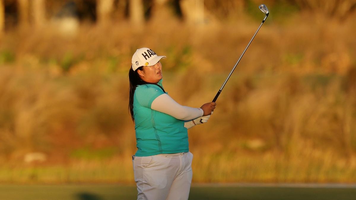 Angel Yin avoids penalty to keep lead as Nelly Korda charges at LPGA Tour Championship