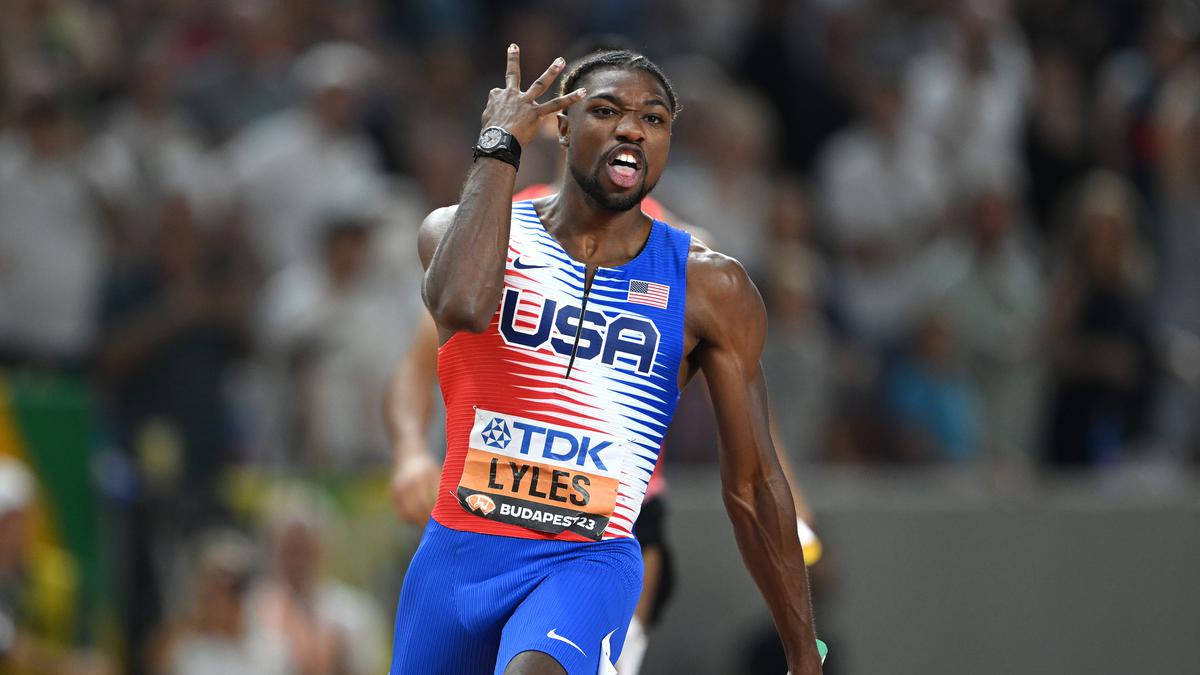 Noah Lyles takes tentative steps into Usain Bolt’s big shoes