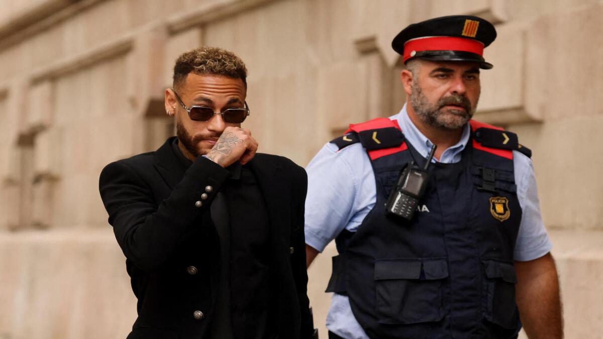 PSG star Neymar appears in court in trial over Barcelona transfer