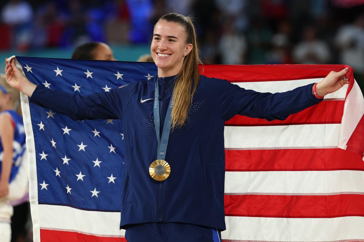 Gold medalist Sabrina Ionescu 