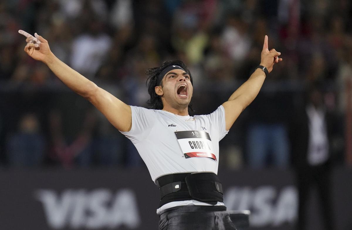 The 90.23m throw is India’s National Record mark.