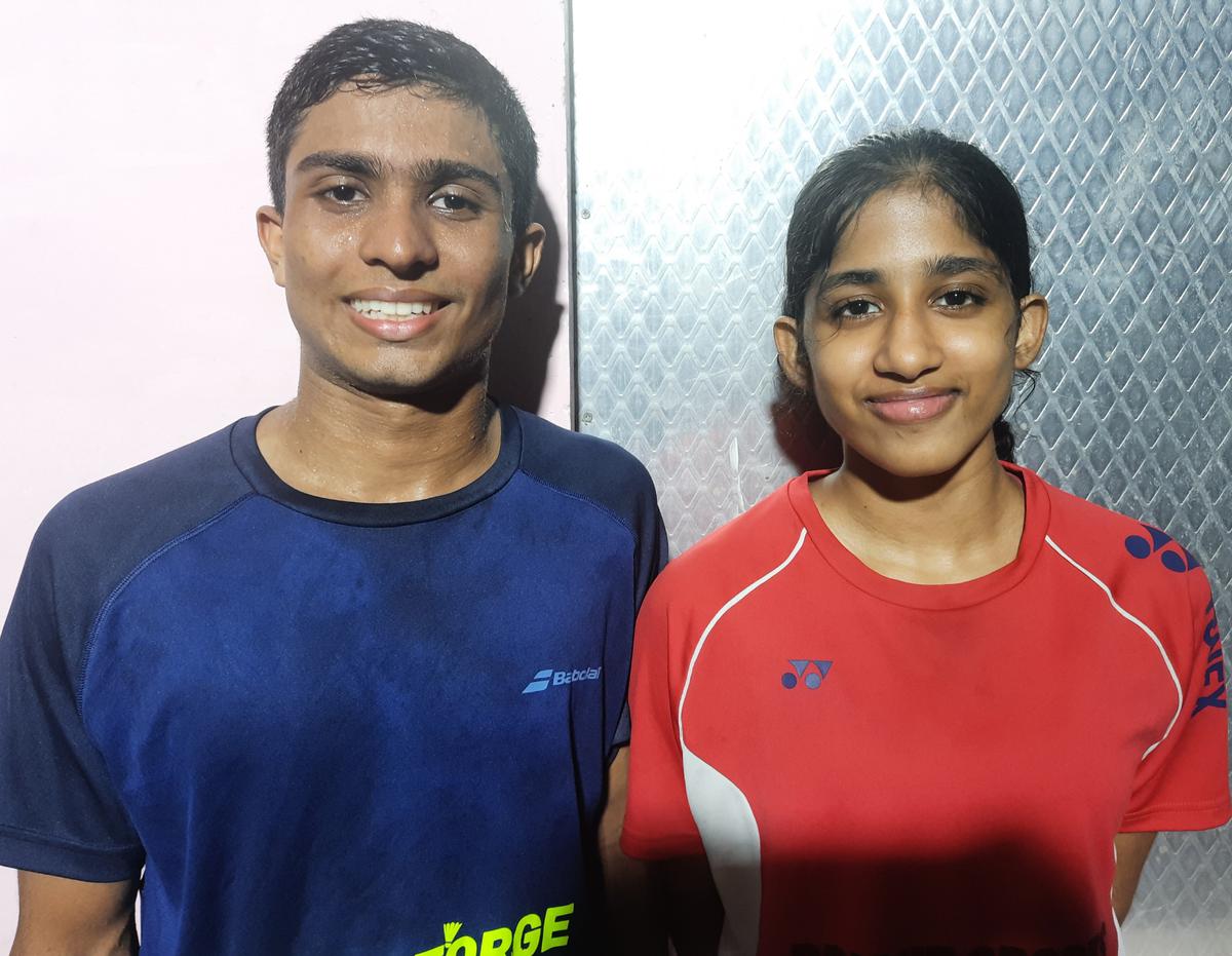 Aman Suresh (left) and Andrea Sarah Kurien (right)