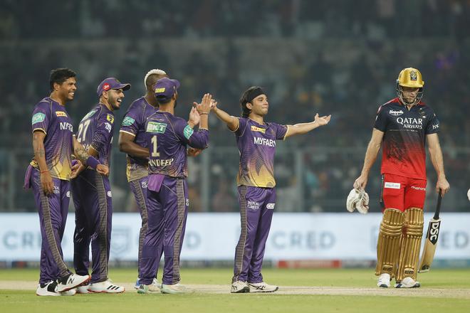 Suyash Sharma of Kolkata Knight Riders 