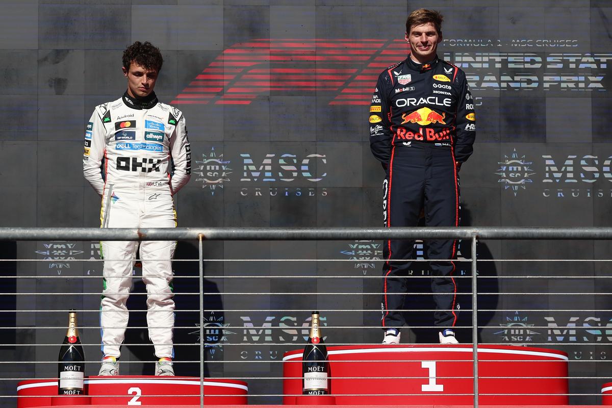 USA saw another dominant race from Verstappen.