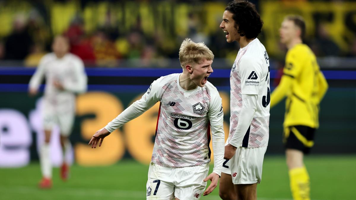 Borussia Dortmund vs Lille Highlights: Haraldsson’s goal ends match in 1-1 draw in Champions League round of 16