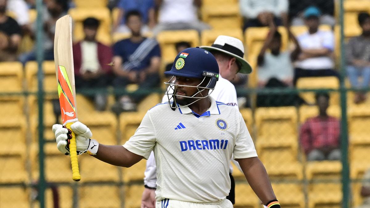 Sarfaraz Khan hits first international hundred during India vs New Zealand 1st Test