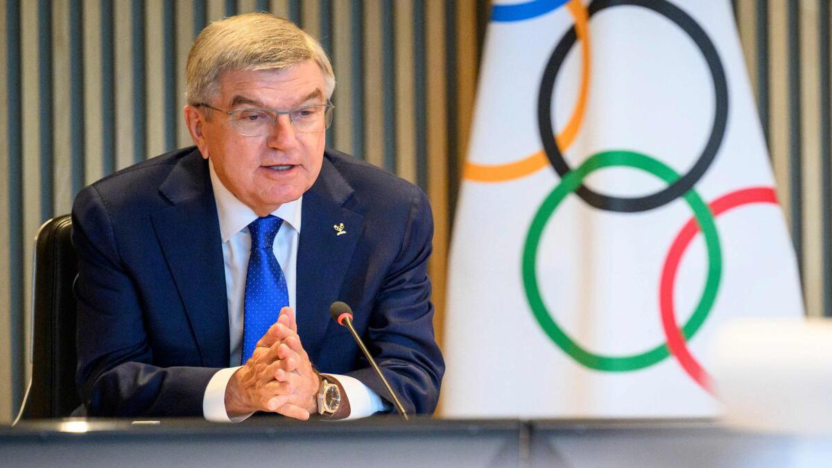 IOC president Thomas Bach discusses ‘challenges’ for 2026 Winter Games