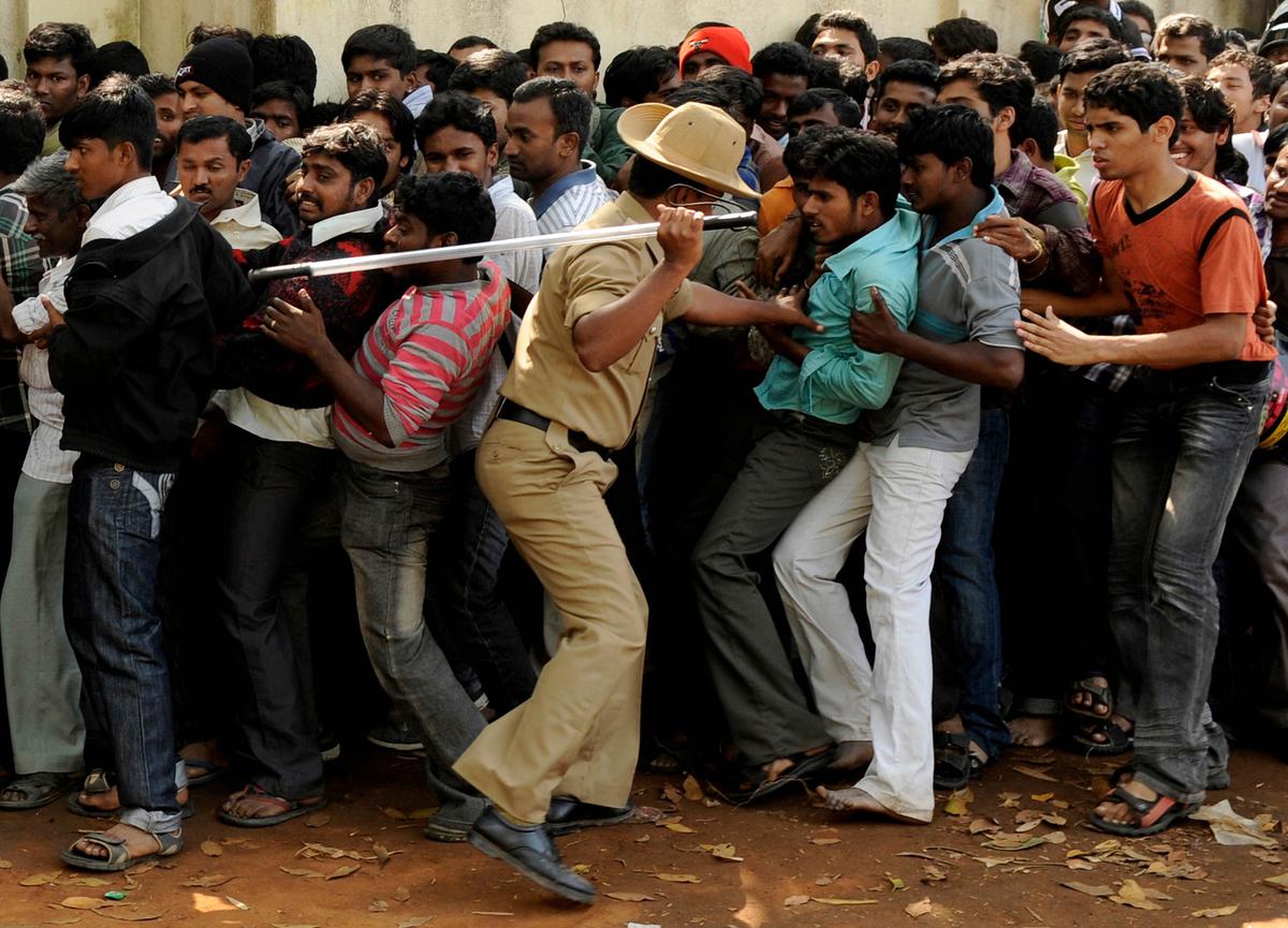 Shorter end of the stick: Travelling fans have been left in the lurch with the delays in the announcement of the World Cup schedule and ticket sales, leading to pandemonium.