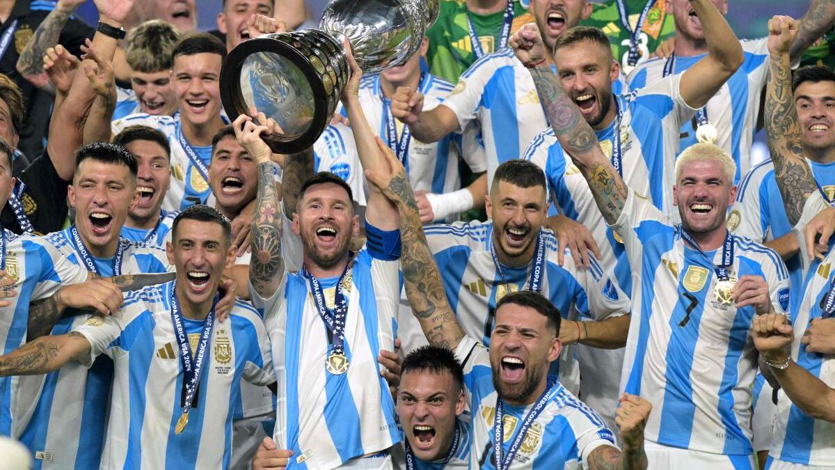 Argentina tops FIFA men’s football rankings for second straight year