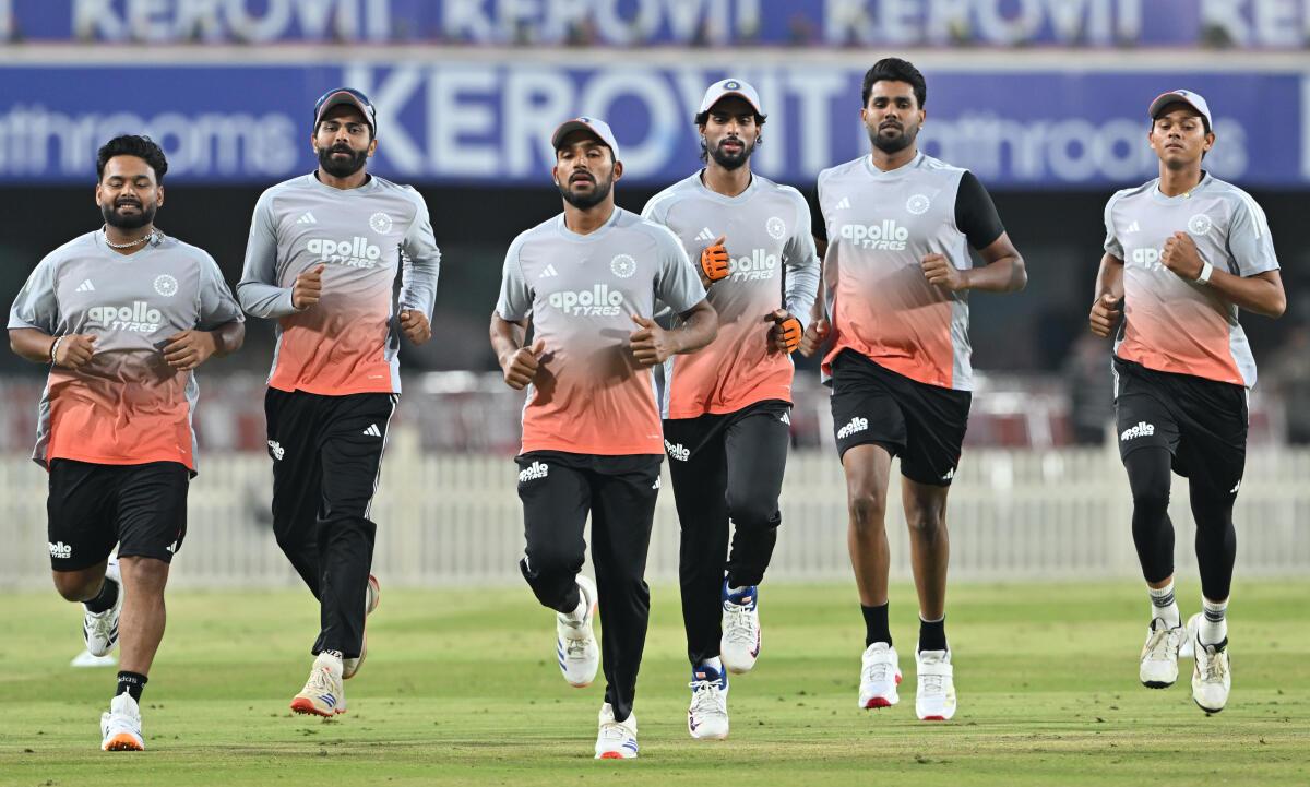 El equipo de India realizó una sesión de entrenamiento completa en Ranchi antes del primer ODI contra Sudáfrica.