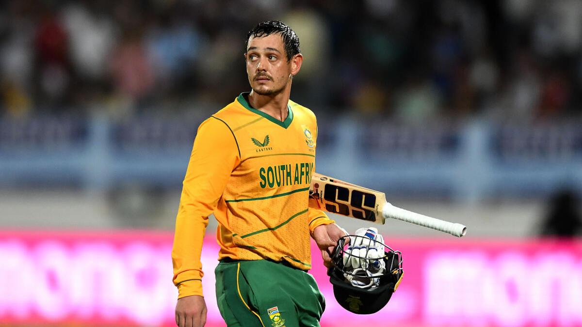 Quinton de Kock to retire from ODIs after 2023 World Cup