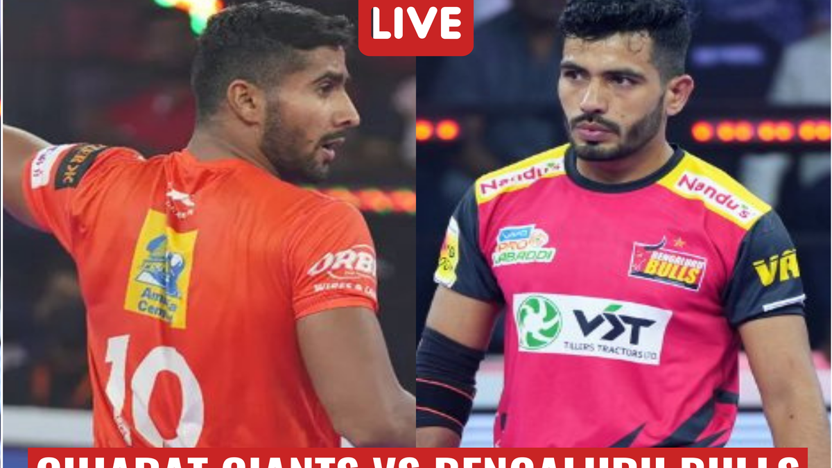 Gujarat Giants 38-45 Bengaluru Bulls Highlights, Pro Kabaddi 2022: Bharat’s 18 point effort takes Bulls top of points table