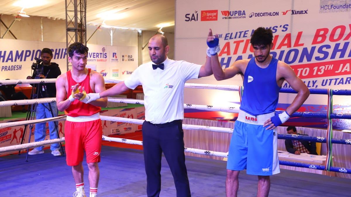 Abhinash Jamwal stuns reigning champion Shiva Thapa in semifinals of 8th Elite Men’s National Boxing Championship