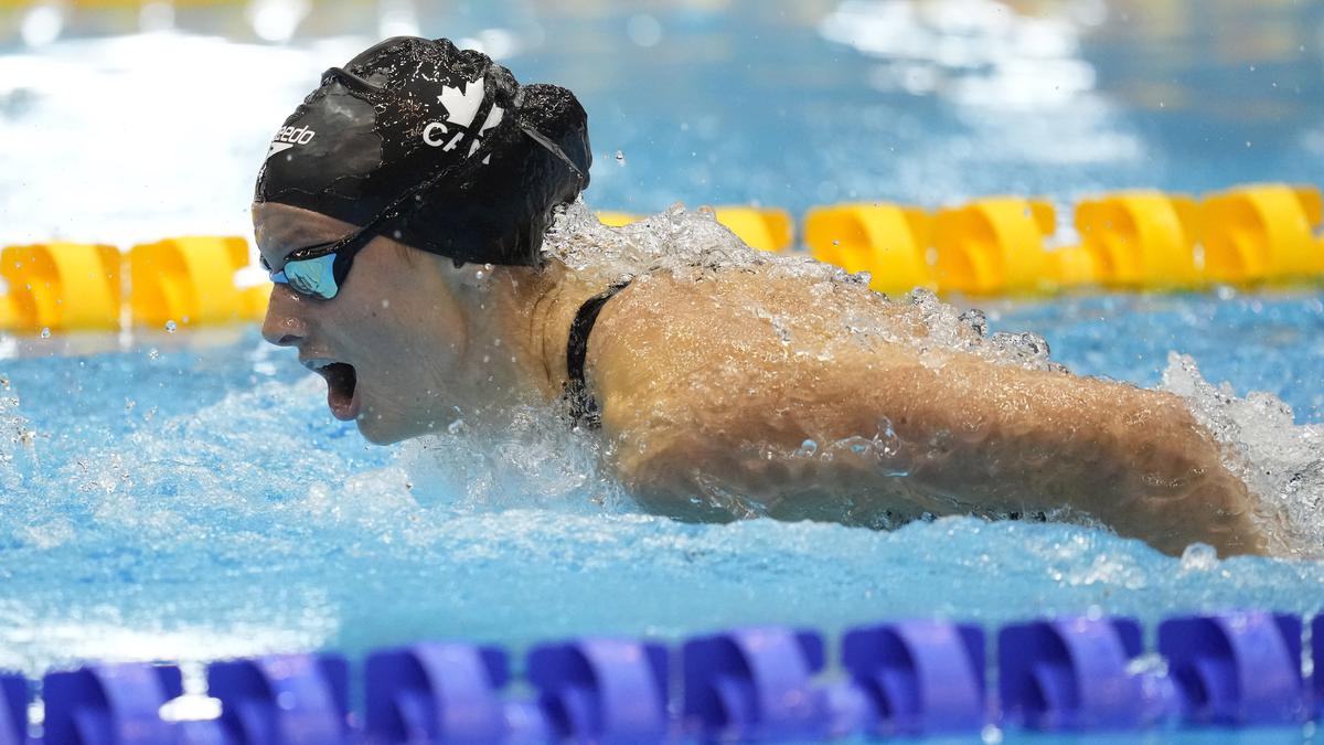 Canada’s Summer McIntosh wins 200m butterfly world title