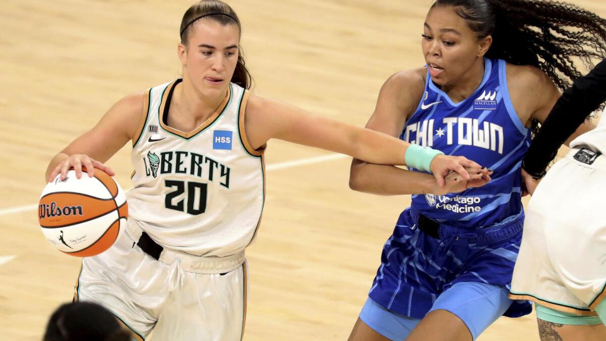 WNBA: Liberty overcomes 22 turnovers to beat Sky