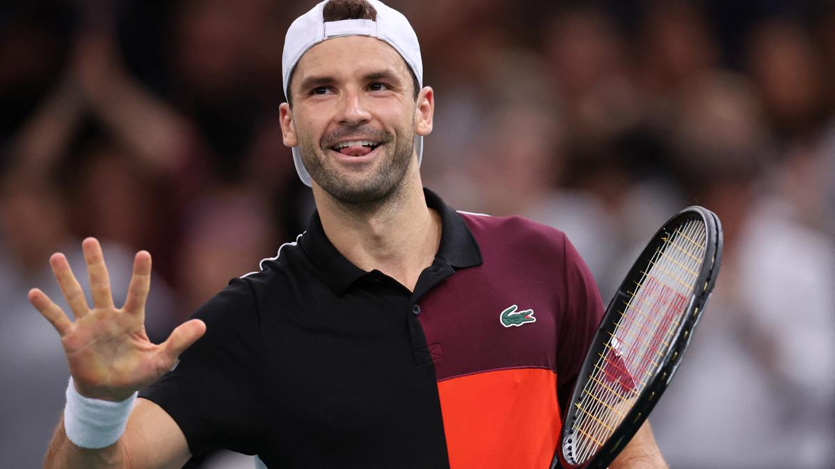 Paris Masters 2023 Dimitrov stuns thirdseed Medvedev after Alcaraz