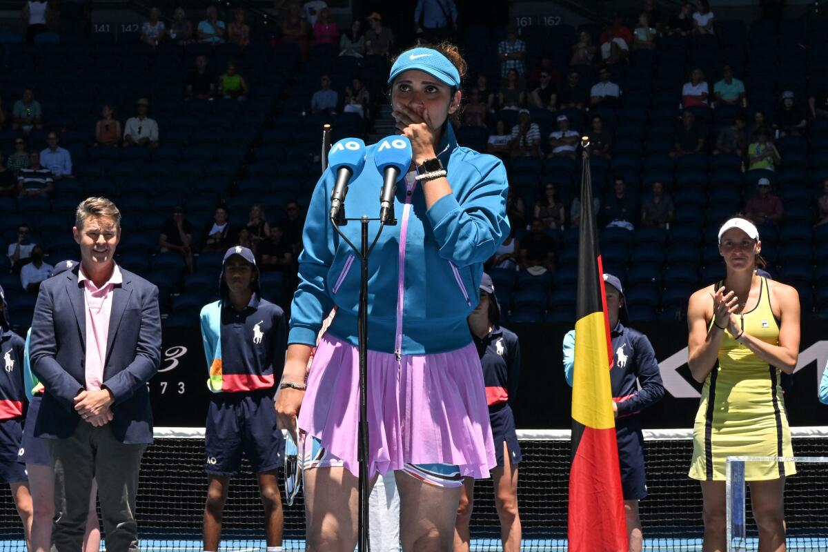 Dubai Duty Free Championship: Sania Mirza bids farewell to tennis following  first-round defeat - Culture