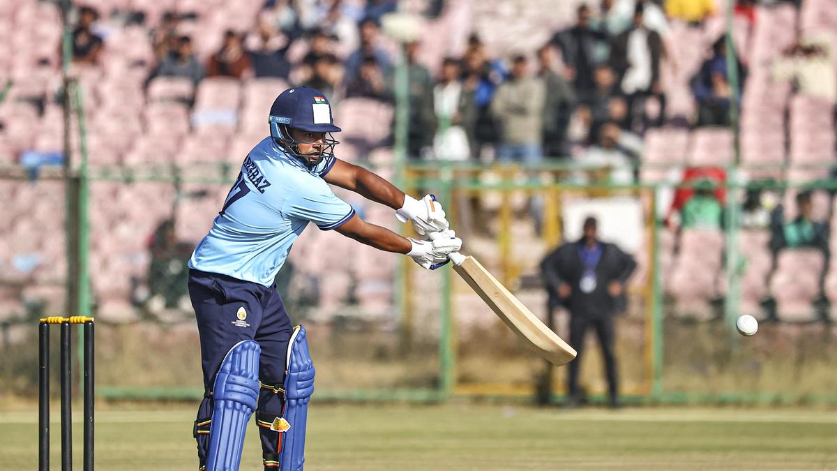 Vijay Hazare Trophy Round 4 LIVE score updates: Bengal beats J&K by nine wickets; Sarfaraz smashes hundred for Mumbai