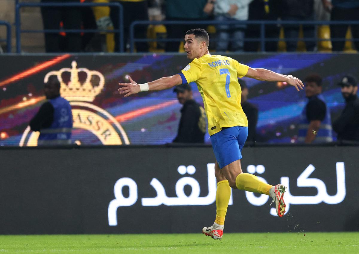 Cristiano Ronaldo scores goal for Al Nassr in the Saudi Pro League
