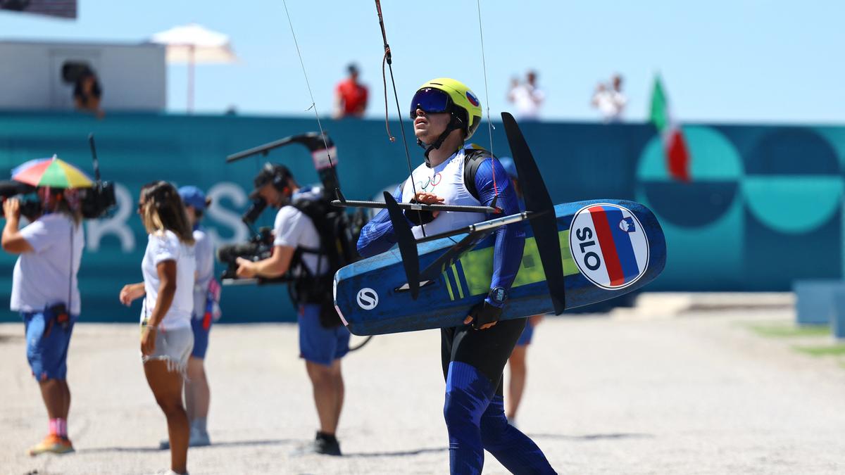 Paris Olympics 2024: Slovenian kiteboarder penalised before final