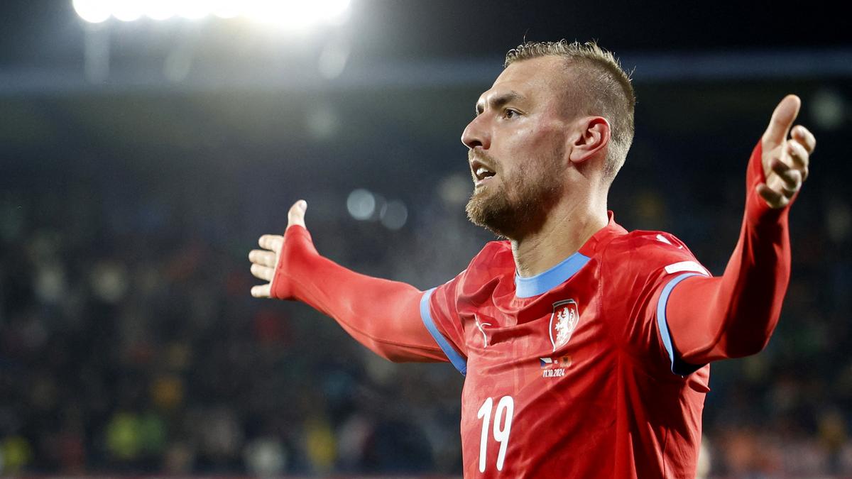 UEFA Nations League 202425 Chory double leads Czechs to 20 win over