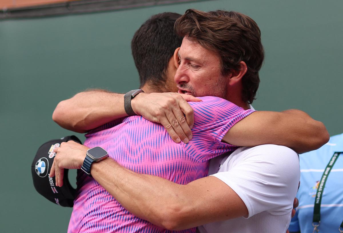 In safe hands: Alcaraz’s coach, Juan Carlos Ferrero, played a strong hand in the former’s resurgence on court. 