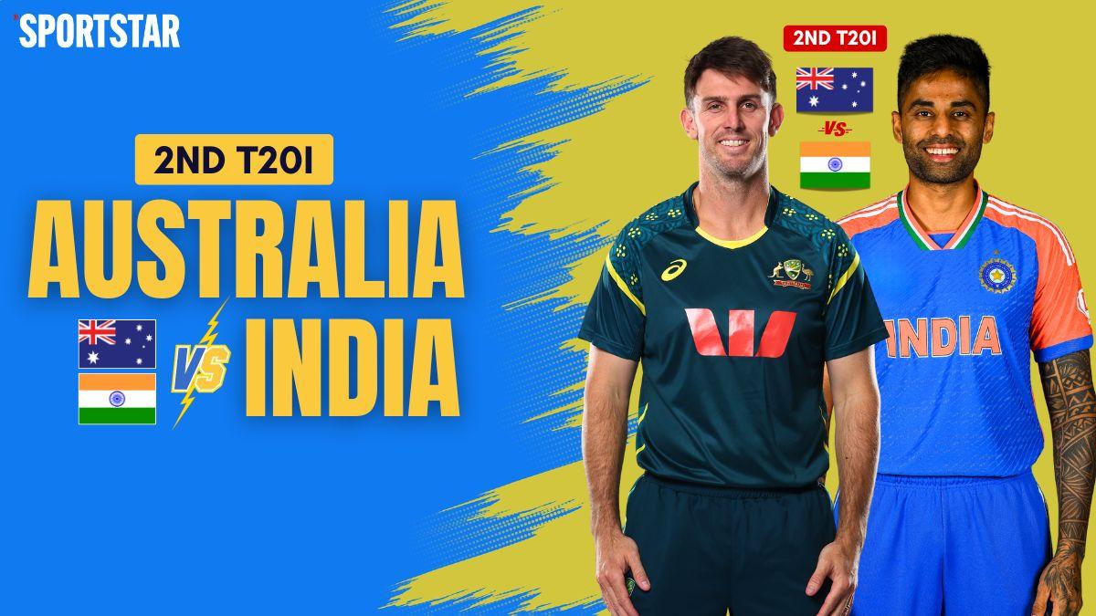 AUS vs IND Live Score, 2nd T20I: India 60/5; Harshit Rana joins Abhishek after Axar run out
