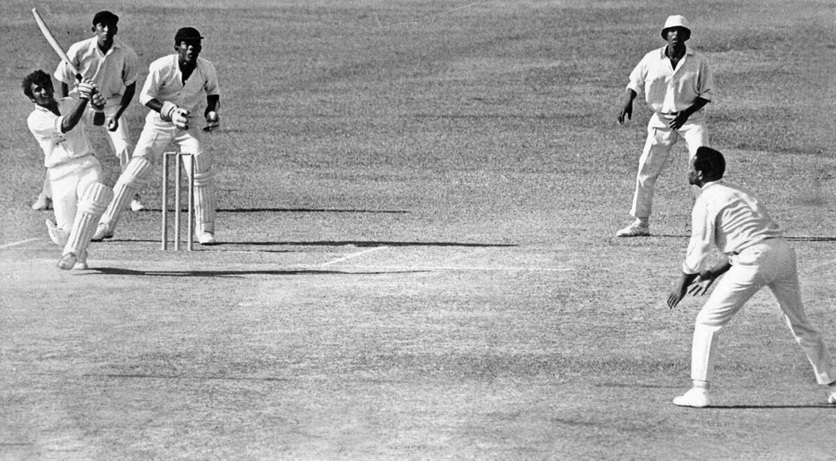 He scored 220 in the second innings during a Test match against West Indies in Port of Spain in 1971. 