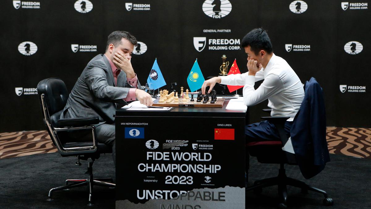 Ding Liren pounces on blunder to win Game 4