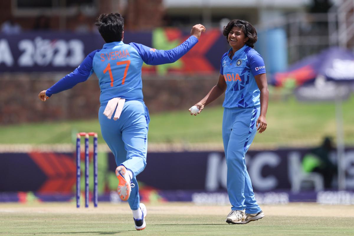 IND-W U-19 v ENG-W U-19 World Cup Final Highlights India crowned champion; beat England by 7 wickets in low-scoring final