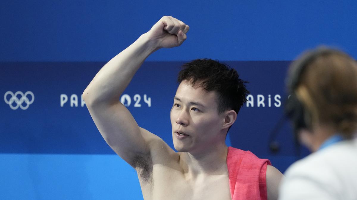 Paris 2024 Olympics: China’s Xie wins men’s three-metre springboard diving gold