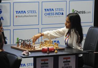Ju Wenjun won the The The Tata Steel Chess India Blitz