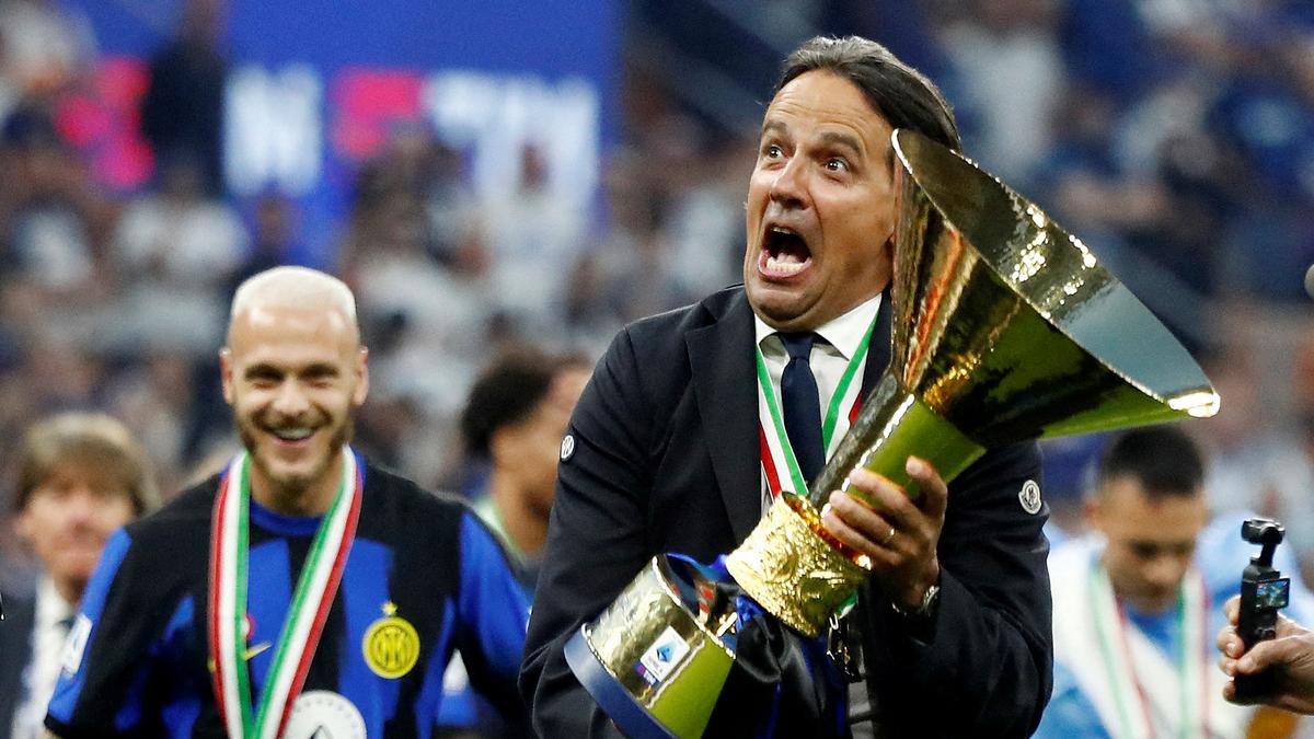 Inter Milan’s Simone Inzaghi named Serie A coach of the season