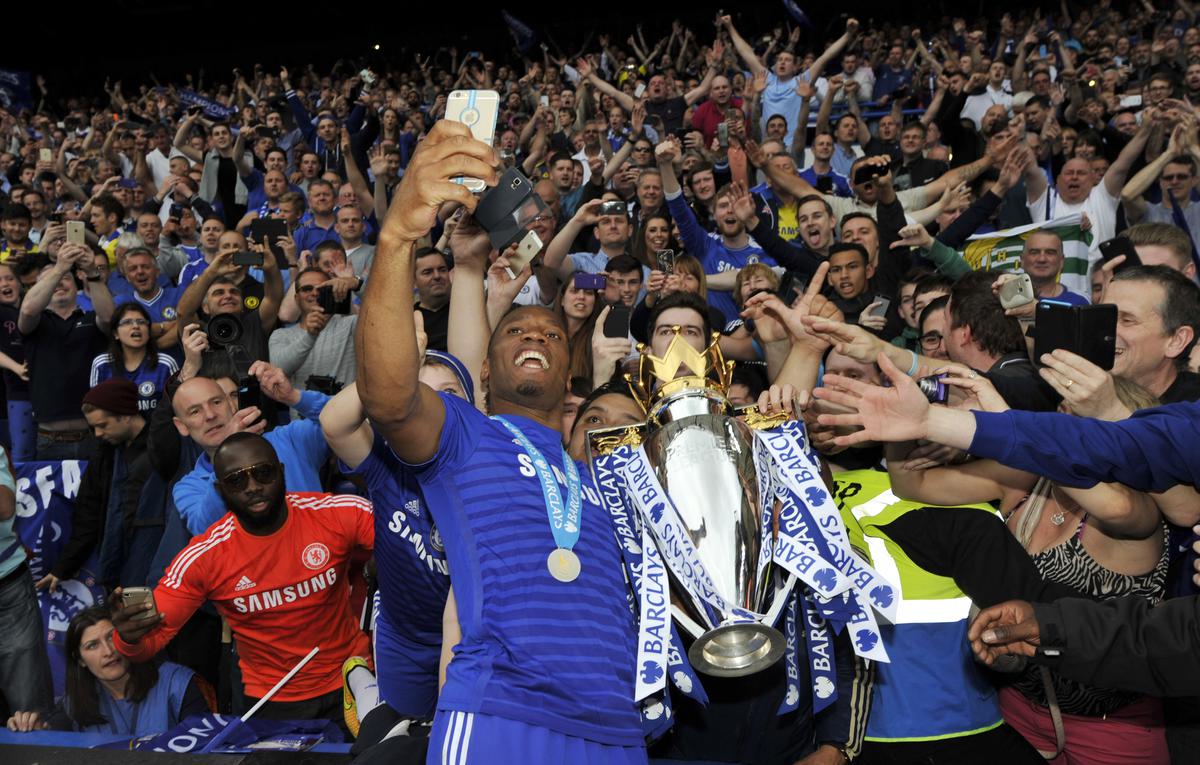 In his first eight-year stay in West London, Drogba was a part of the team that won three league and various domestic titles. 